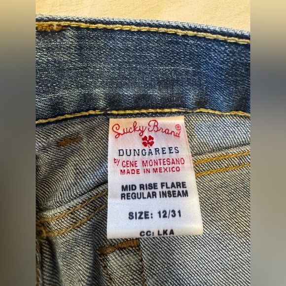 Lucky midrise flair jeans size 12/31 - Picture 4 of 6
